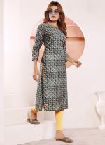 Muslin Multi Color Festival Wear Printed Readymade Kurti